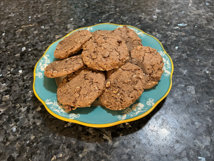 cookies on plate