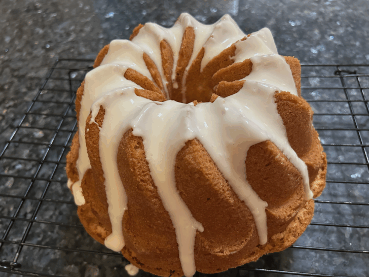 glazed pound cake