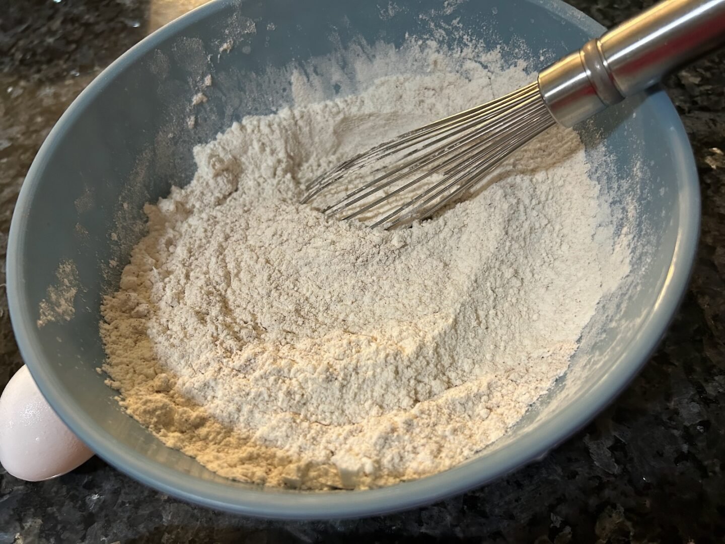dry ingredients in bowl for Gingerbread loaf i