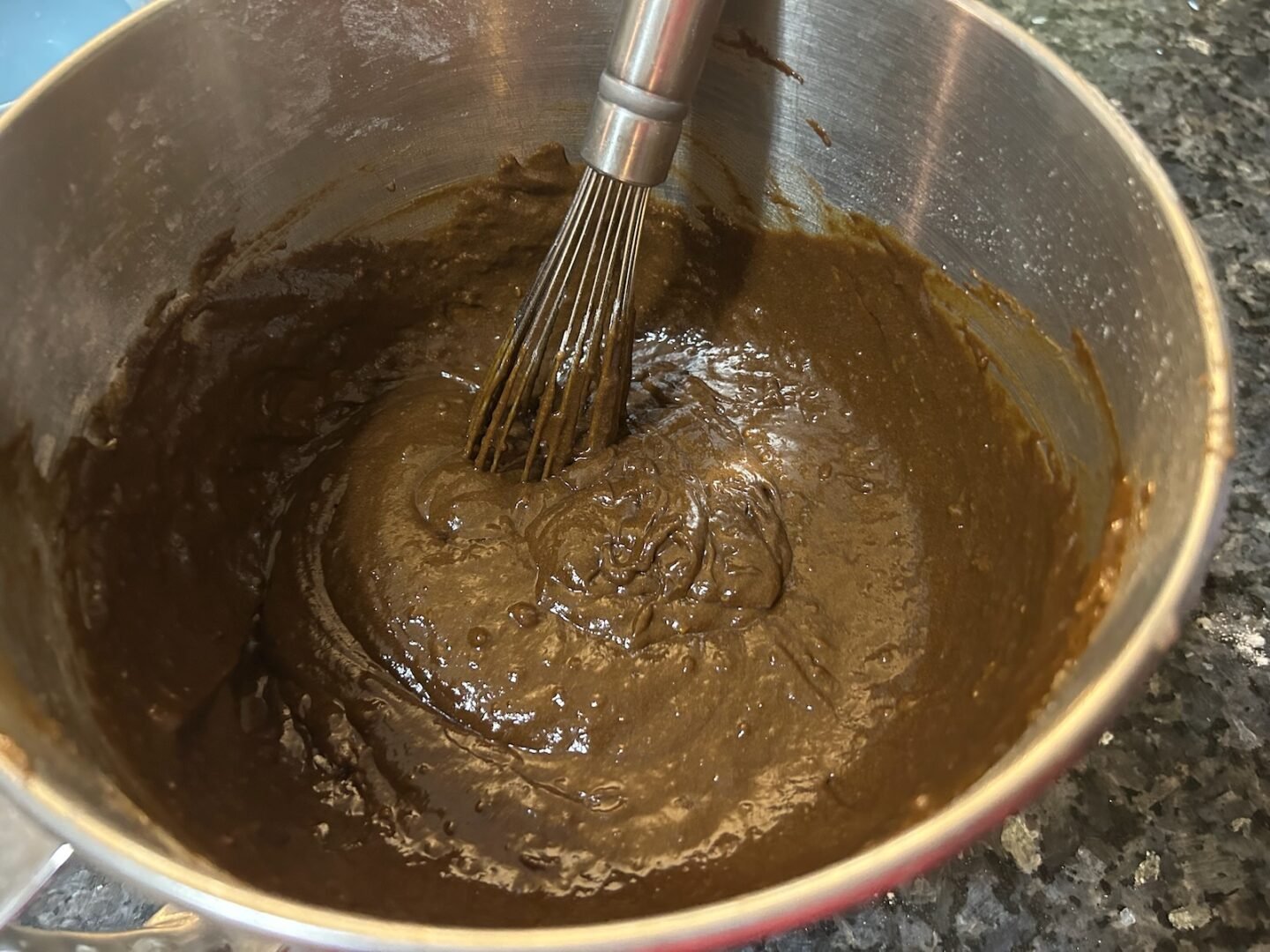 Gingerbread loaf batter