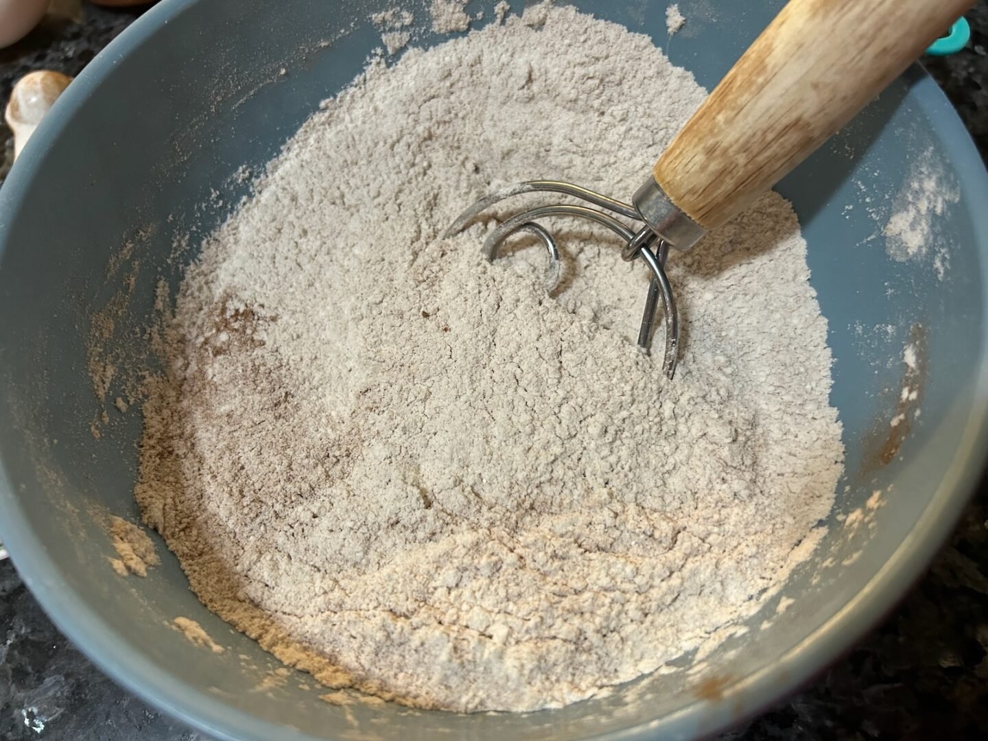 flour in bowl