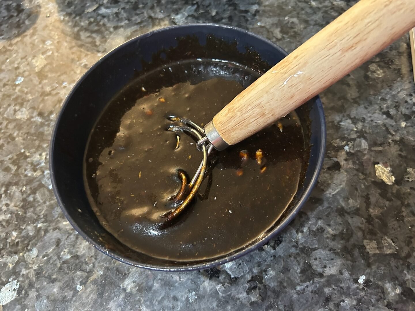 muffin batter in bowl