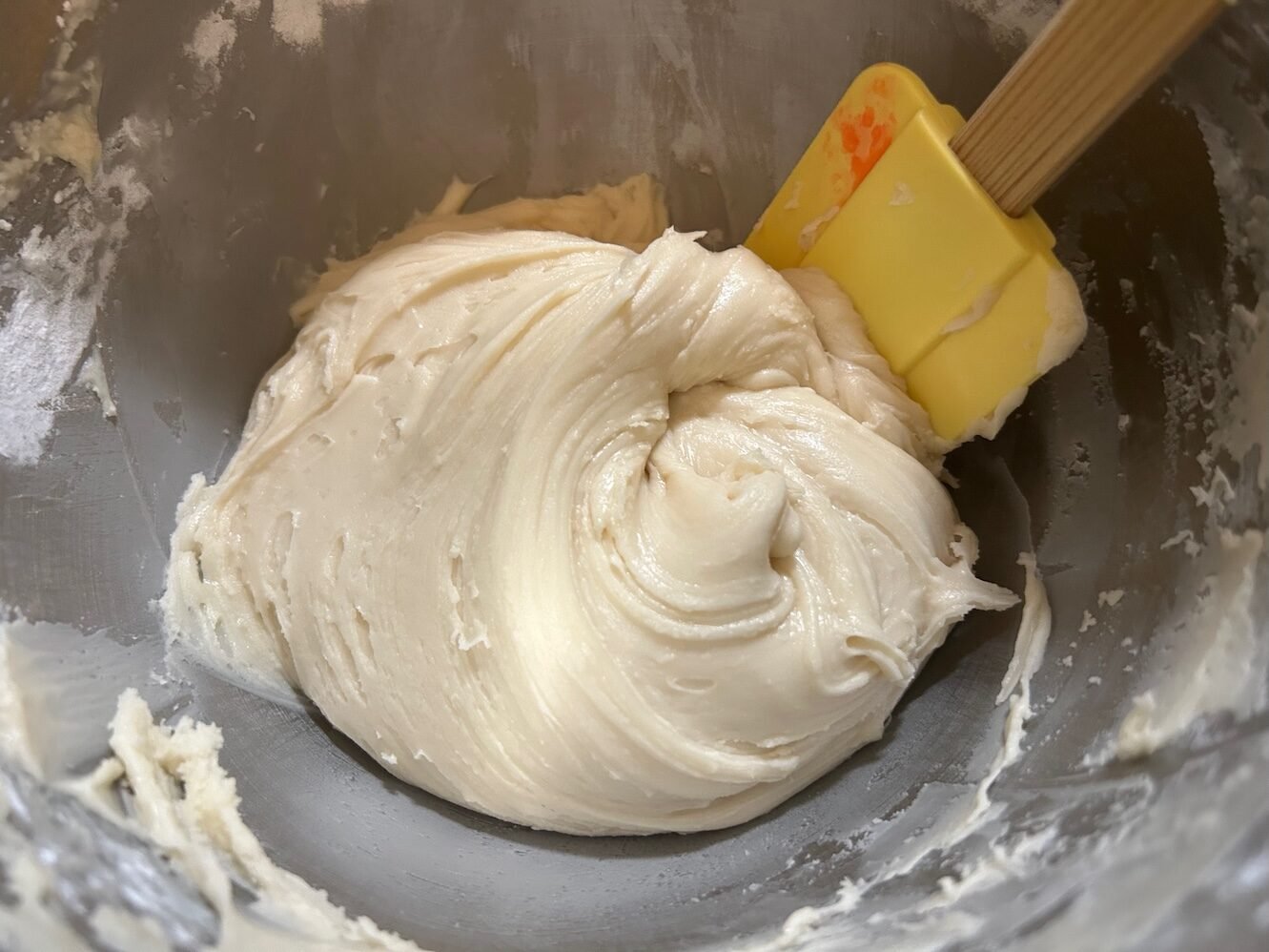 bowl of brown sugar buttercream