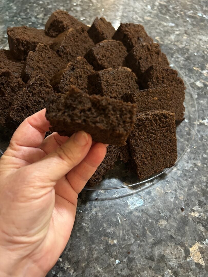 sliced Gingerbread loaf