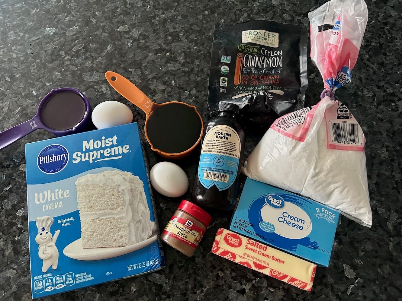 Gingerbread Whoopie Pie Ingredients