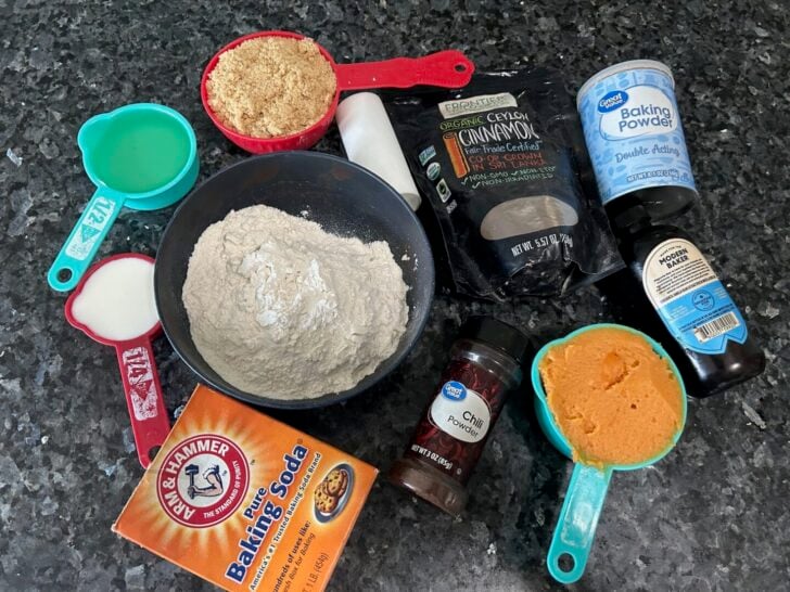 Pumpkin Spice Cupcake Ingredients