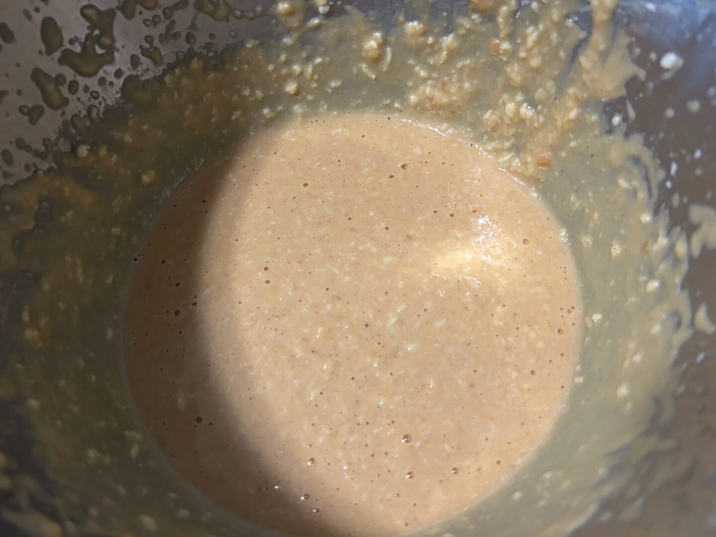 cake batter in bowl