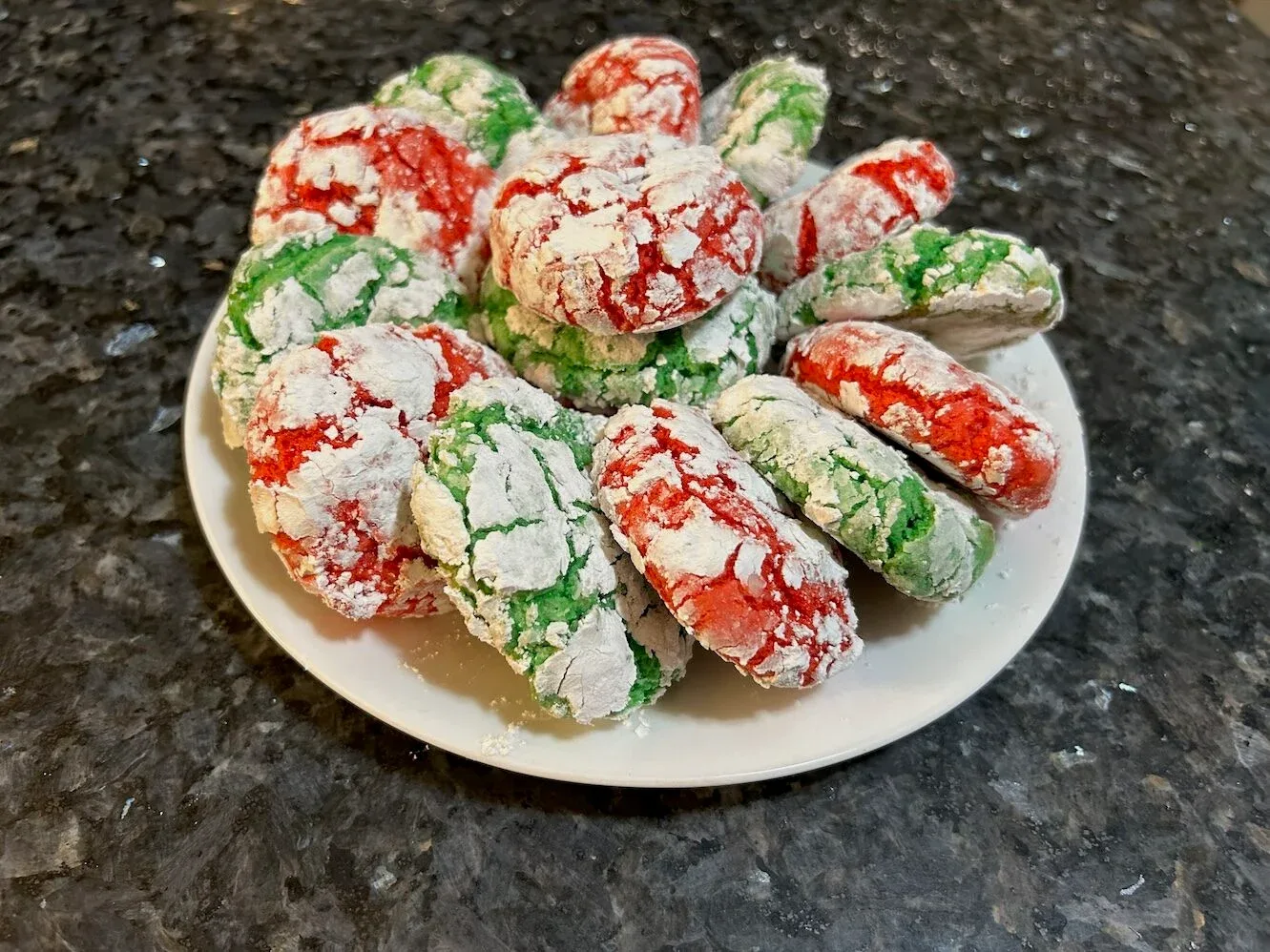 cookies on plate