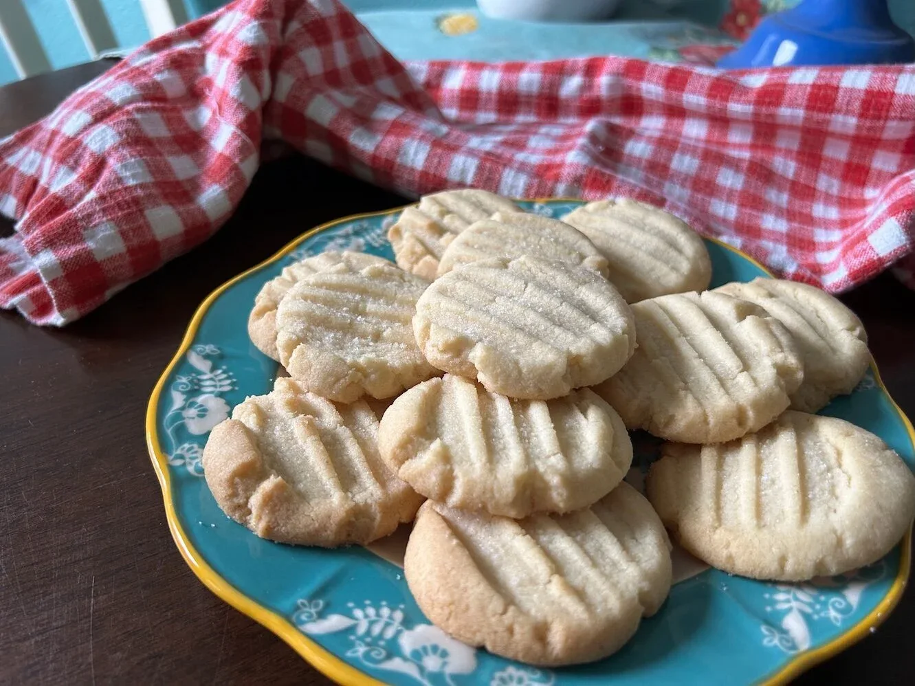 cookies on plate