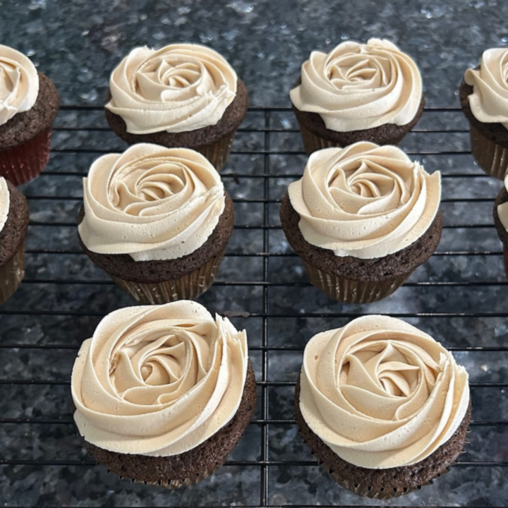 Gingerbread Latte Cupcakes