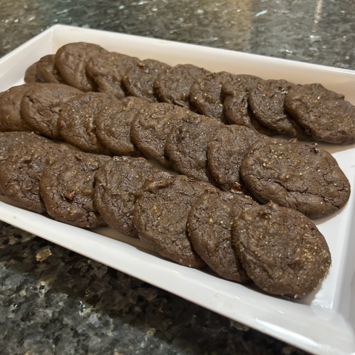 Chocolate Molasses Spice Cookies