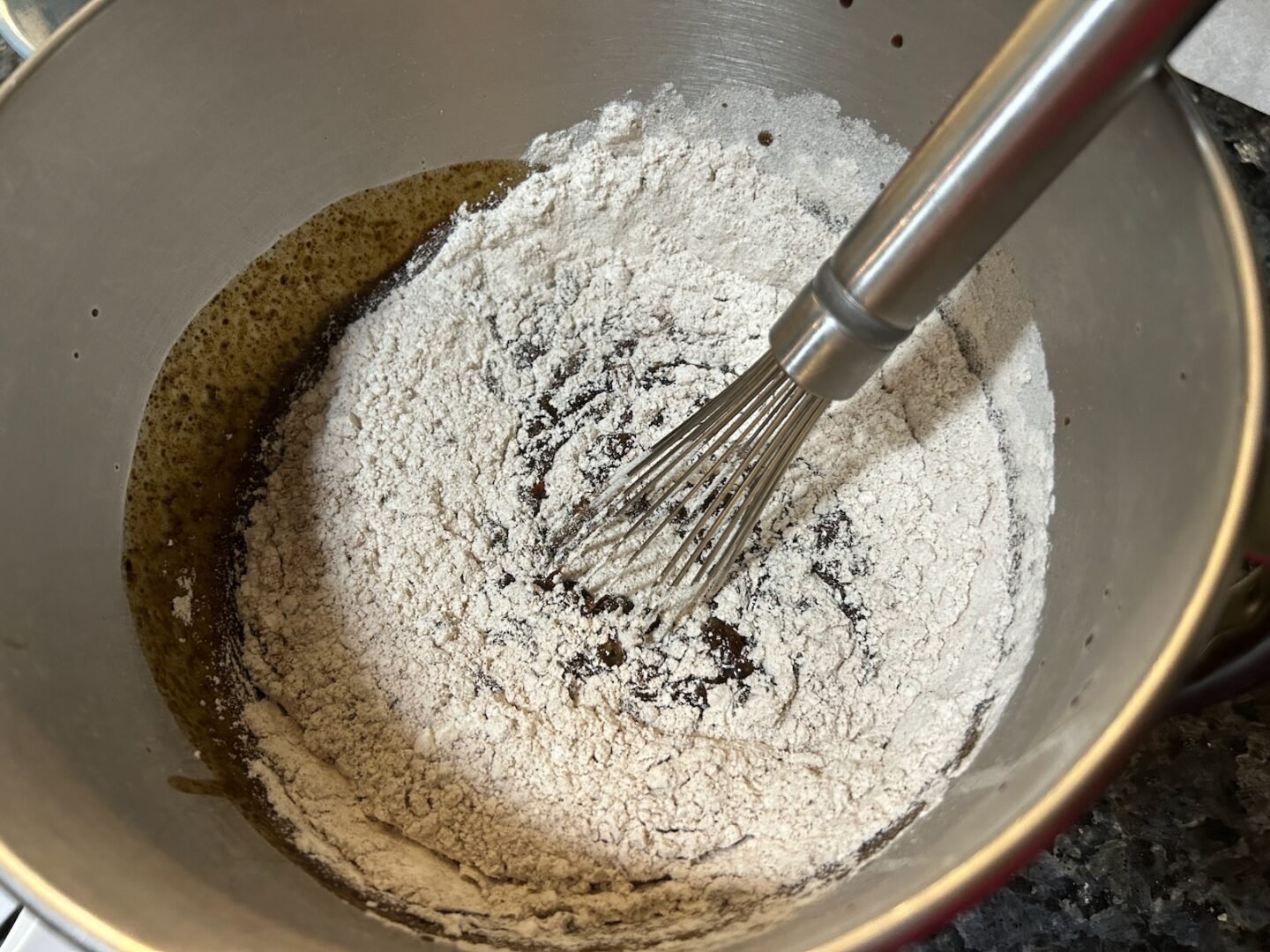 gingerbread ingredients in bowls