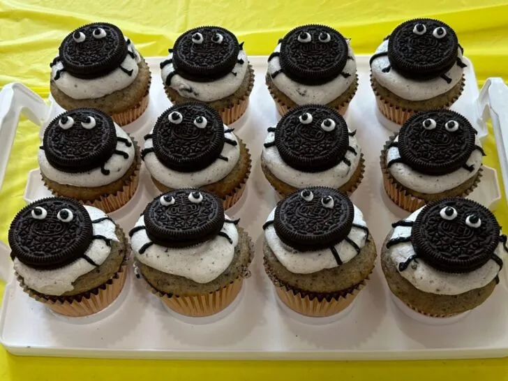 Oreo Spider Cupcakes