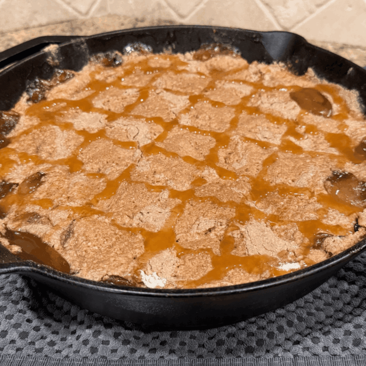 Image for Spiced Apple Dump Cake (Grill Baked in Cast Iron)