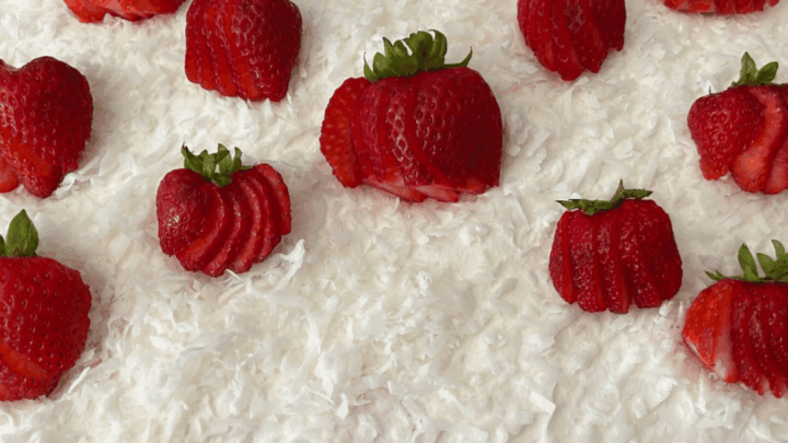 Image for Strawberry Coconut Poke Cake