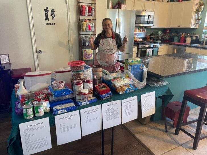 Janice Thompson, professional baker and author of over 170 books. 