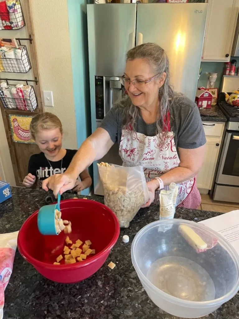 Training up the younger generation to bake!