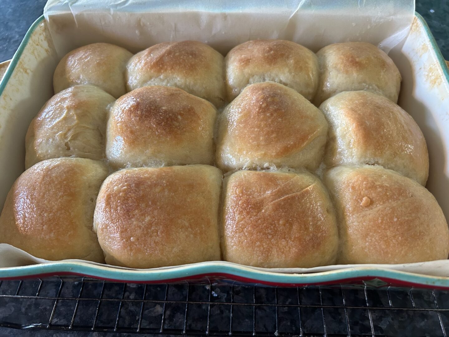 baked dough rolls