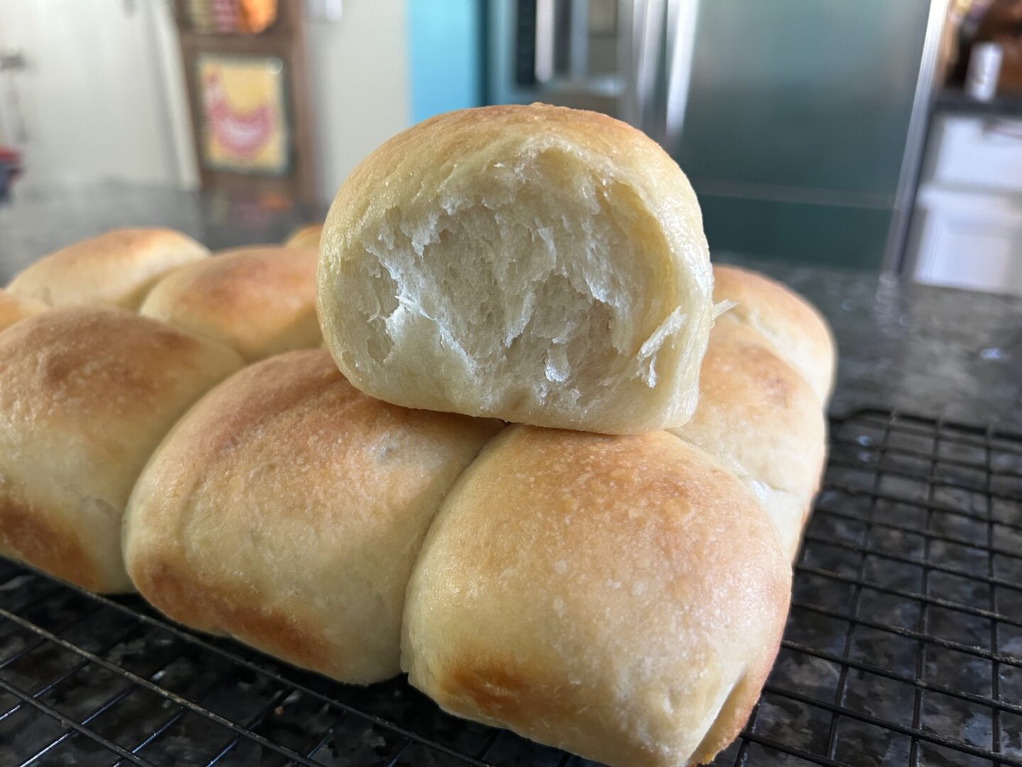 fluffy dinner roll