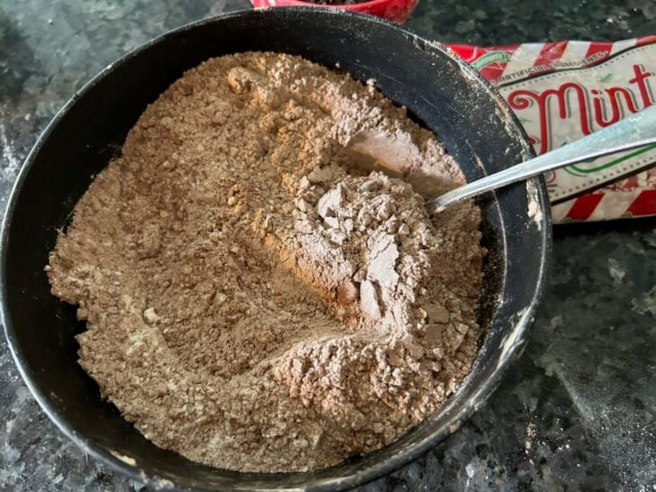 Double Dark Chocolate Peppermint Cookies 