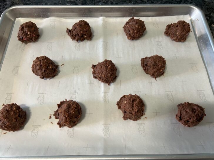 Double Dark Chocolate Peppermint Cookies 
