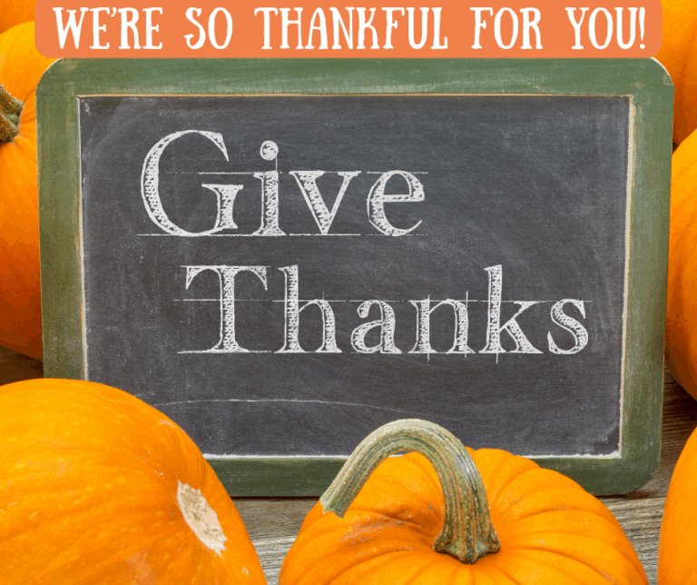101 Sweet Reasons to Be Thankful This Season