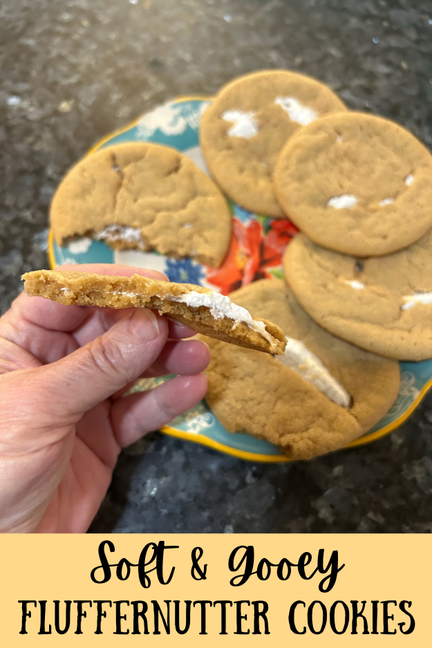 fluffernutter cookies pin for pinterest