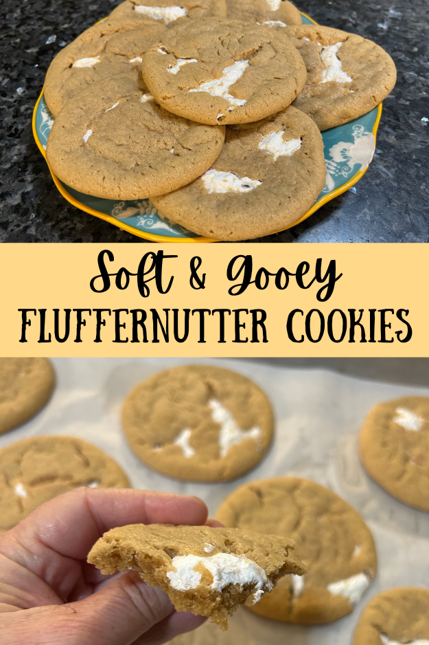 fluffernutter cookies pin for pinterest