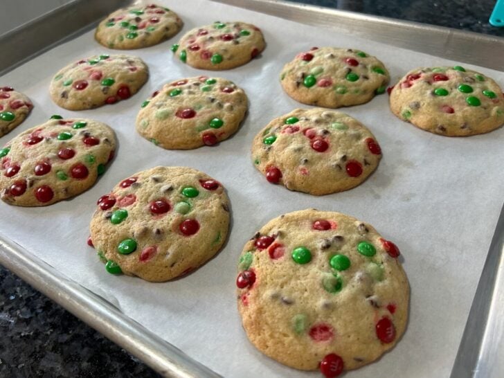 M&M cookies