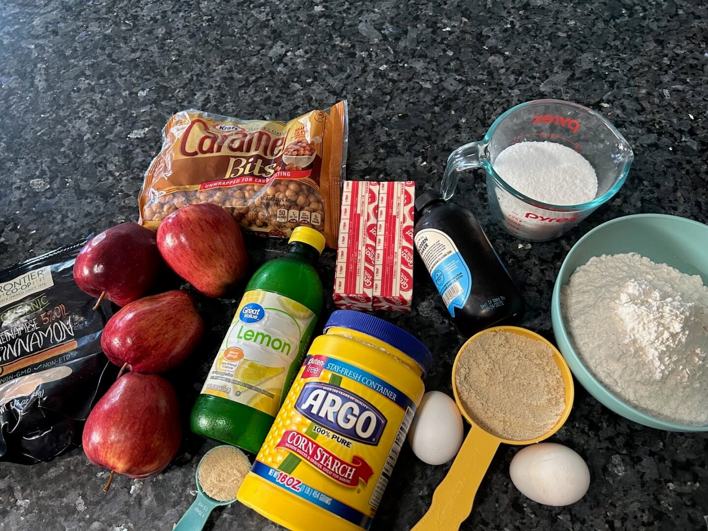 Caramel Apple Snickerdoodle Bar ingredients