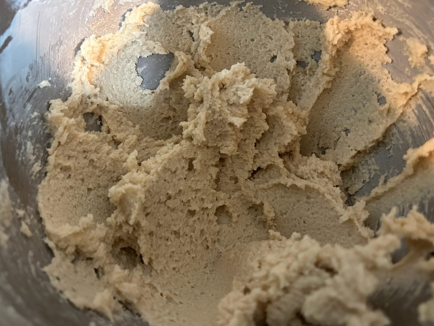 Caramel Apple Snickerdoodle Bar dough