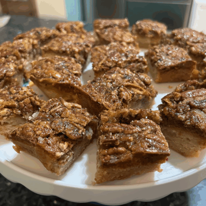Pecan Pie Snickerdoodle Bars