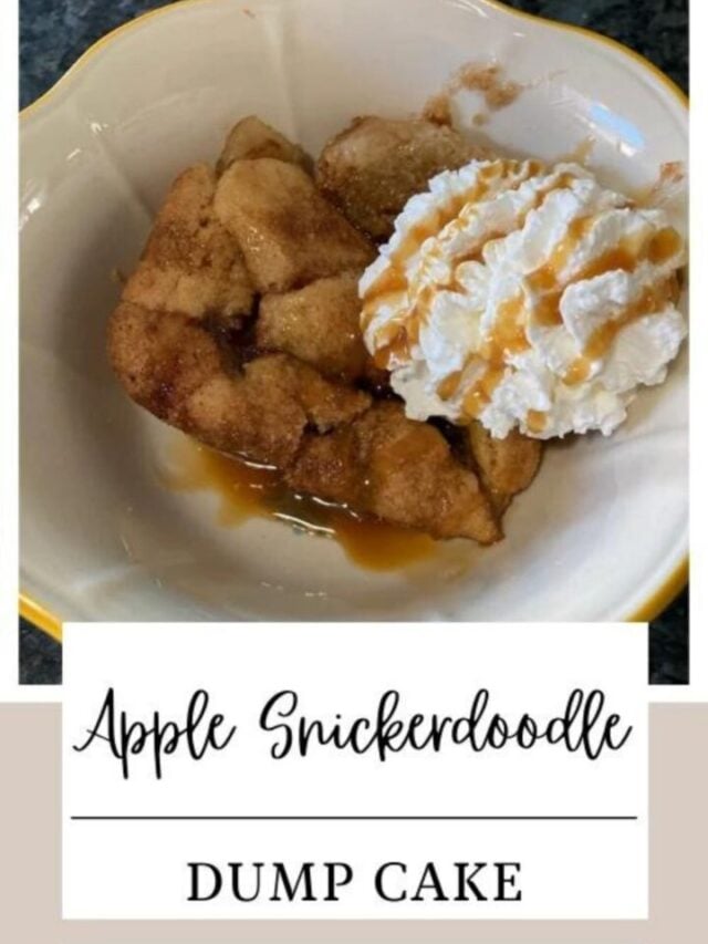Apple Snickerdoodle Dump Cake