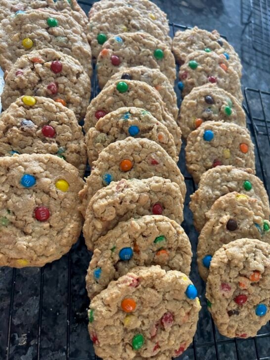 Ultimate Monster Cookies pin for Pinterest