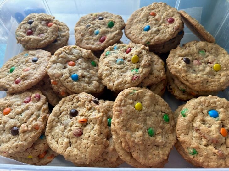 Ultimate Monster Cookies pin for Pinterest