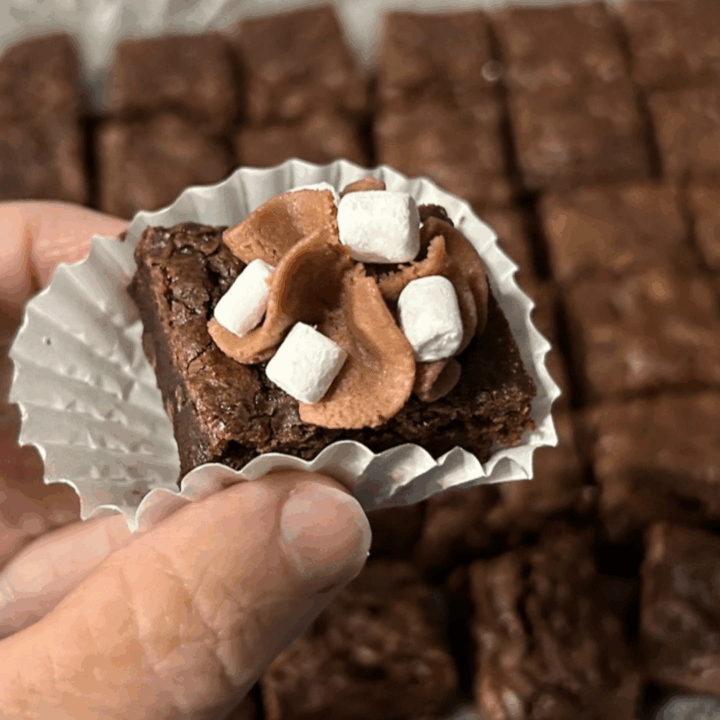 Hot Cocoa Brownies