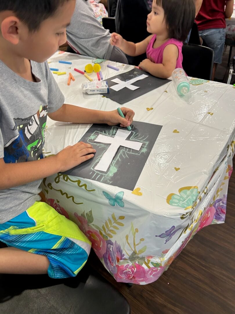 Coloring craft for Easter