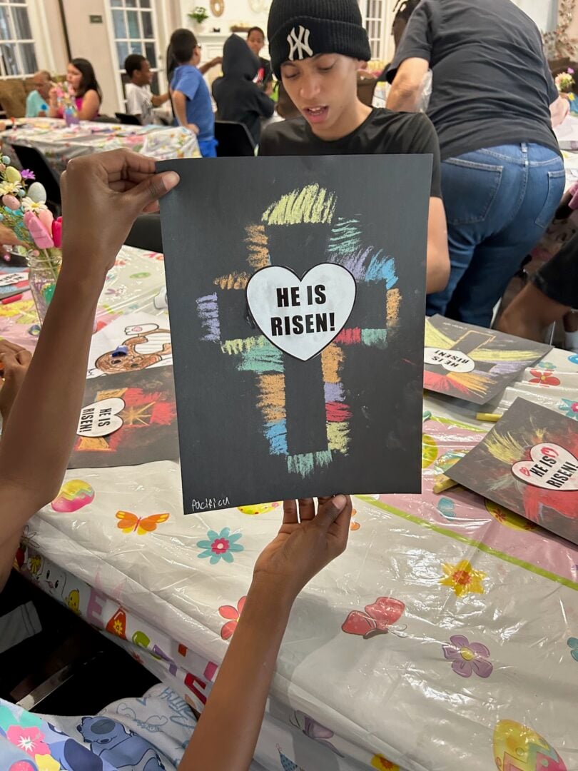 Coloring craft for Easter