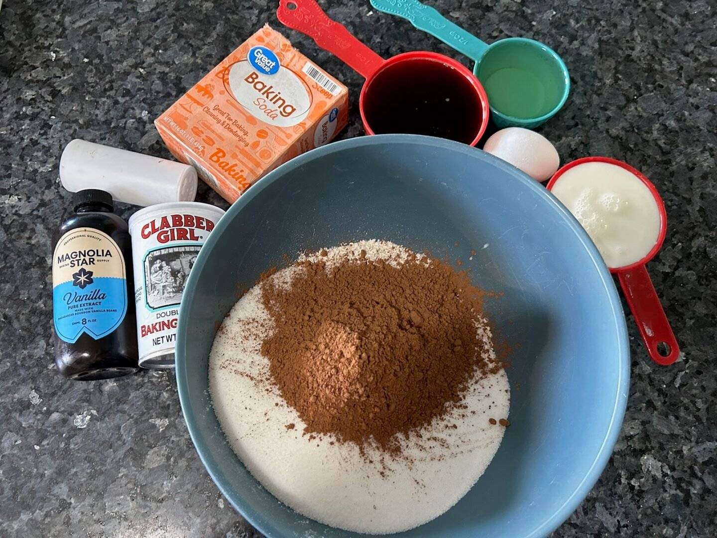 Old-Fashioned Black Magic Cake Ingredients