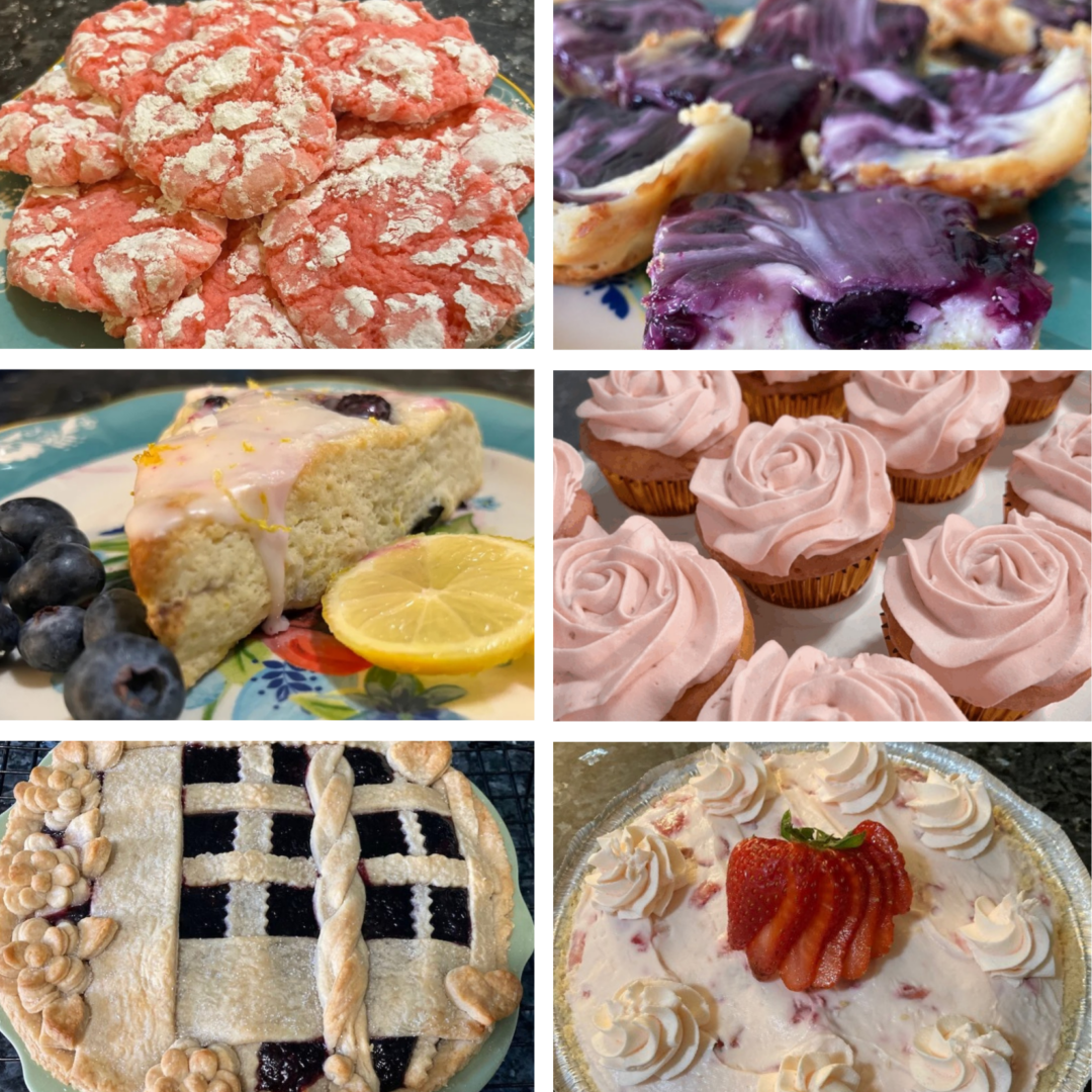 fruit themed baked goods