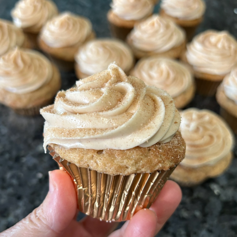 Snickerdoodle Cupcakes (Easy Doctored Cake Mix Recipe)