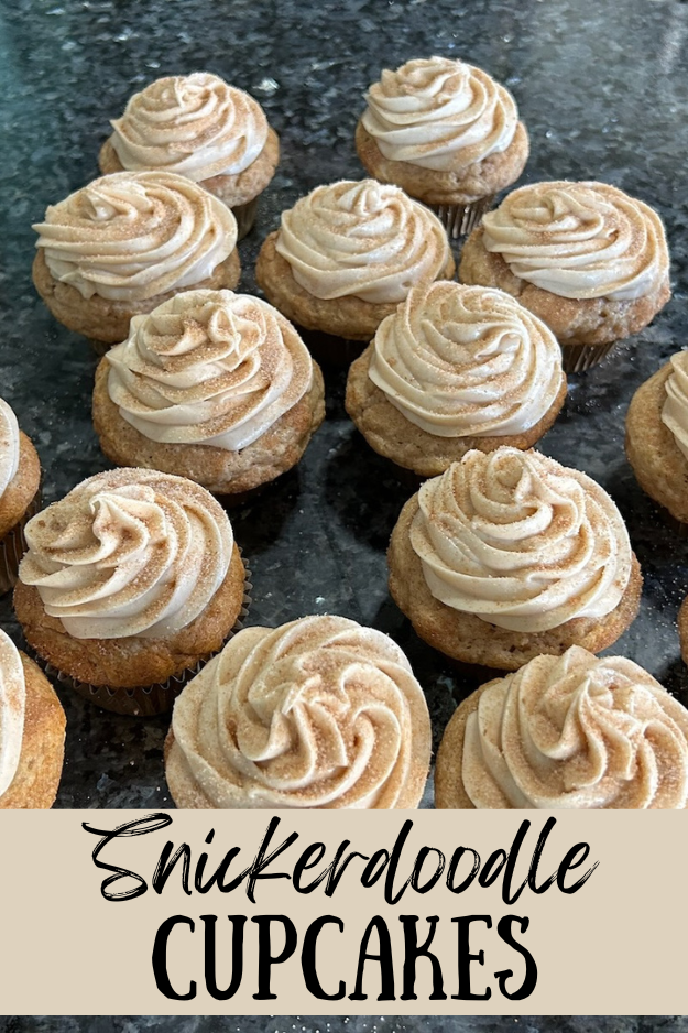 Snickerdoodle Cupcake pin for pinterest