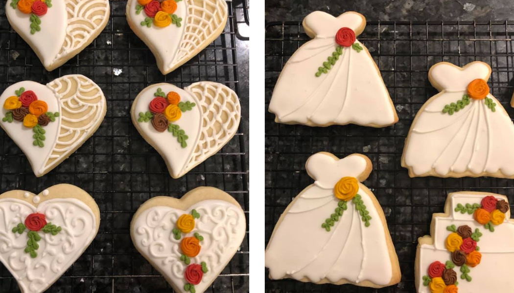 fall wedding cookies