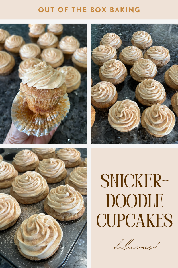 Snickerdoodle Cupcake pin for pinterest