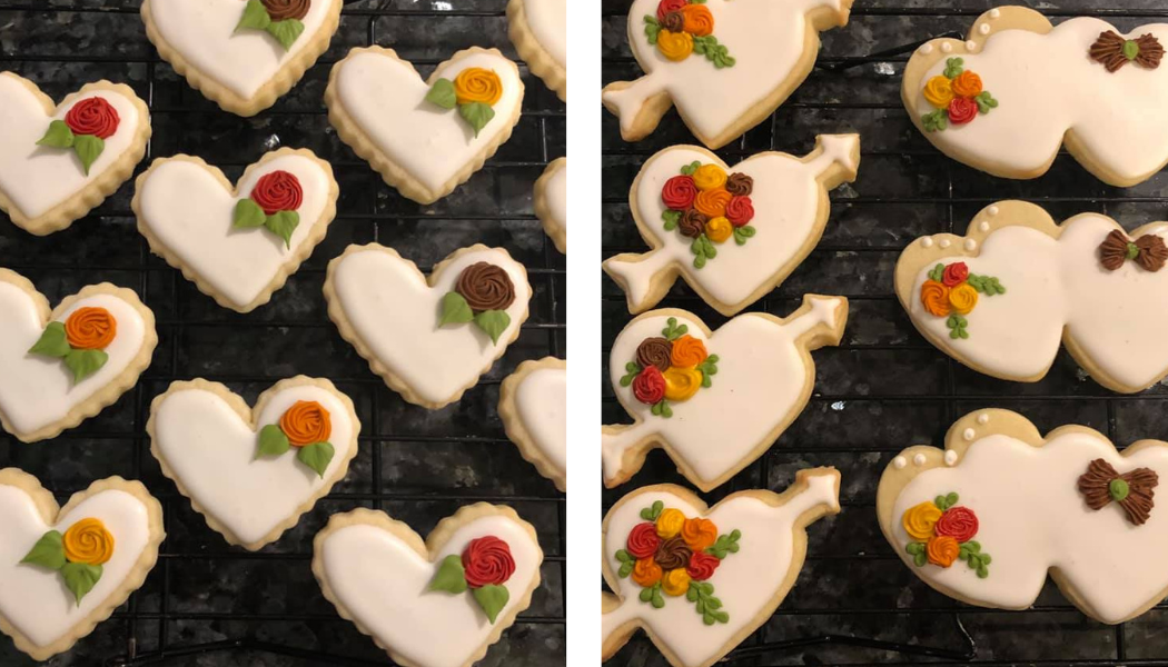 fall wedding cookies