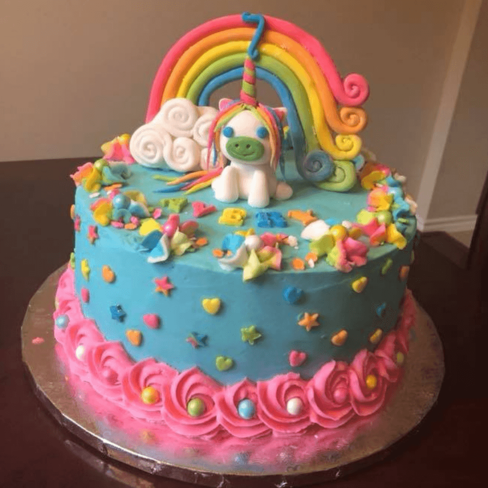 themed birthday cake