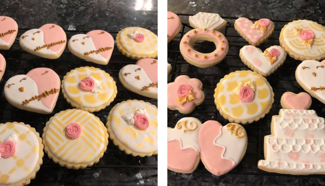 valentine sugar cookies