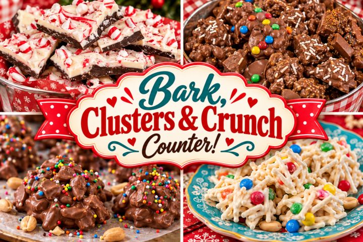 bark, clusters and crunch recipes from out of the box baking
