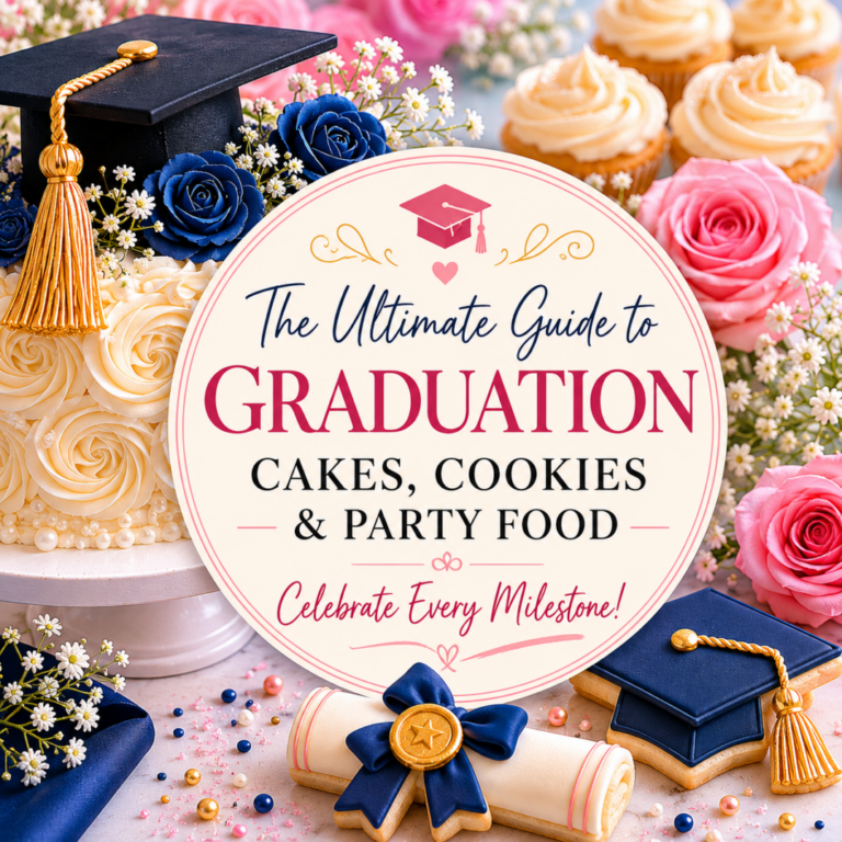 The Ultimate Guide to Graduation Cakes, Cookies & Party Food