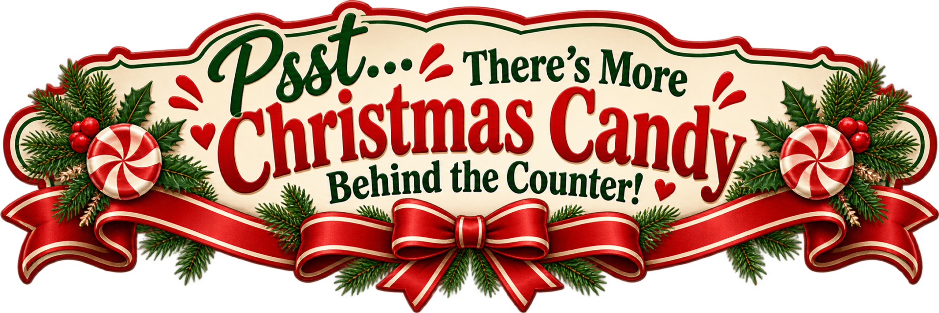 Christmas candies from out of the box baking